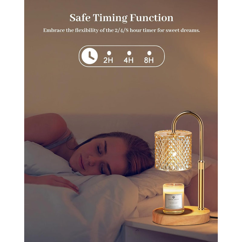 Candelabra Heating Lamp With Timer Dimmer
