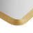 Rectangle Fluted Wall Mirror