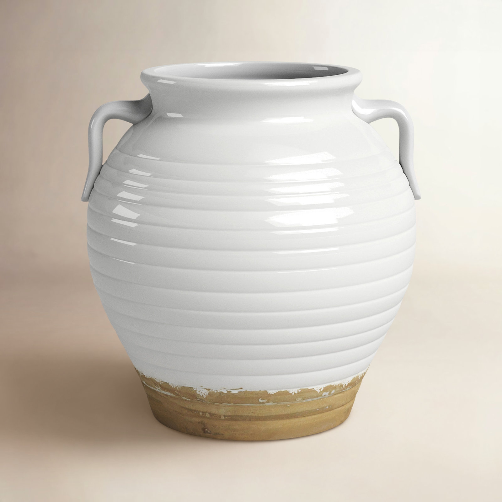 Marion 9" Pot Planter, White