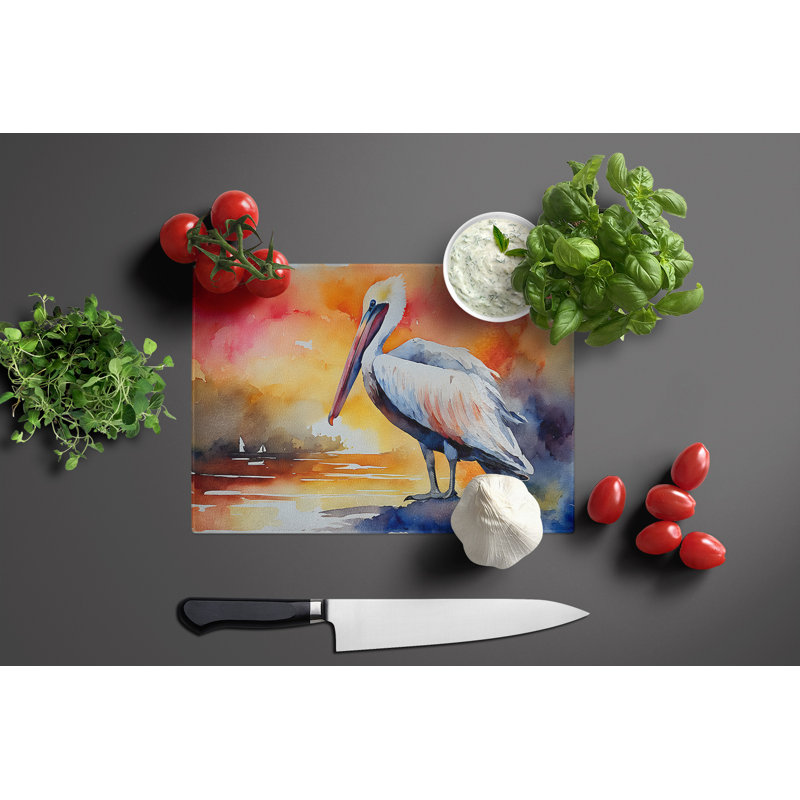 Pelican Glass Cutting Board Large