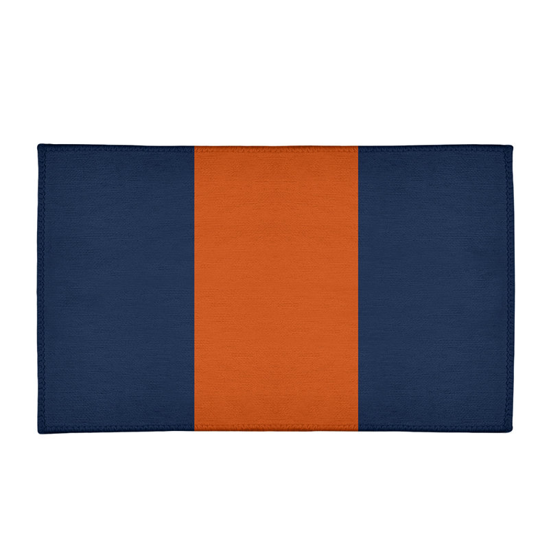 Tapis orange/bleu, Rectangle 2 pi x 3 pi