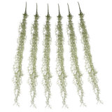 Faux Willow 7-Strand Stems - Set of 6 - Green