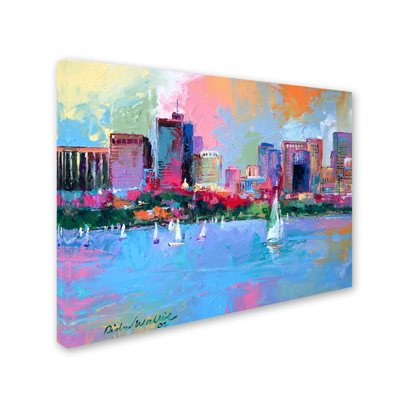 " Boston 3 " by Richard Wallich, 35" H x 47" W x 2" D