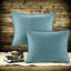 Ensembles de literie réversible sarcelle, microfibre très grand confort campagnard