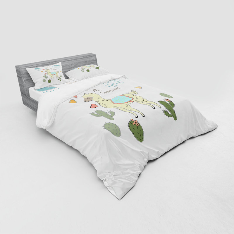 Coastal Polyester Duvet Cover, Queen Duvet Cover + 3 Additional Pieces