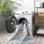 Tapis oriental lavable à la machine Jeralee-1104238132