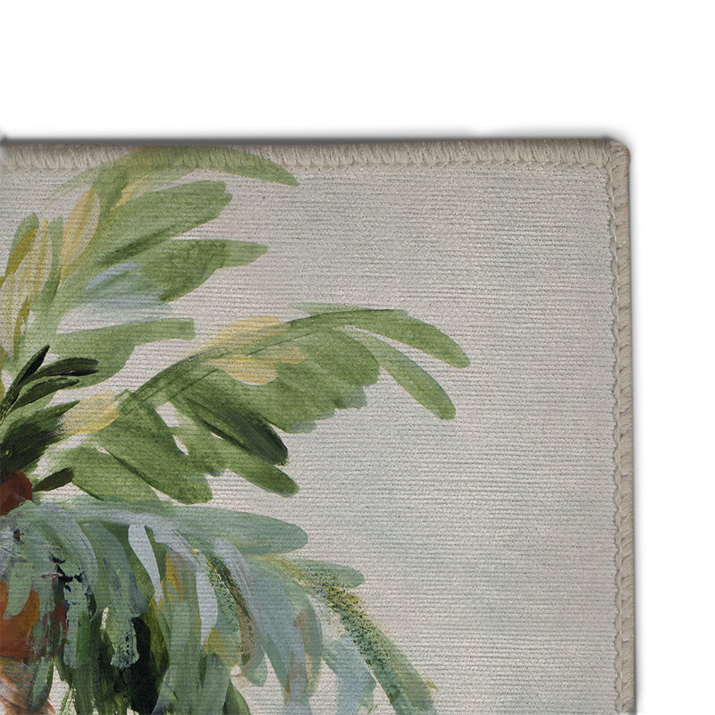 Tapis décoratif Golden Palm Chenille, Rectangle 4pi x 6 pi