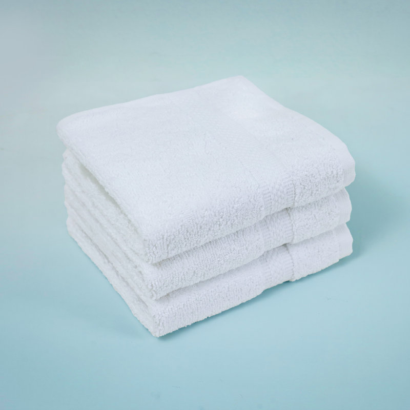 Serviette de bain double Dobby Martex Brentwood, Blanc