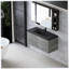 Meuble-lavabo flottant 48 po avec lavabo, rangement mural moderne