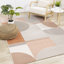 Tapis rose à motif géométrique Cobscook-1528925177