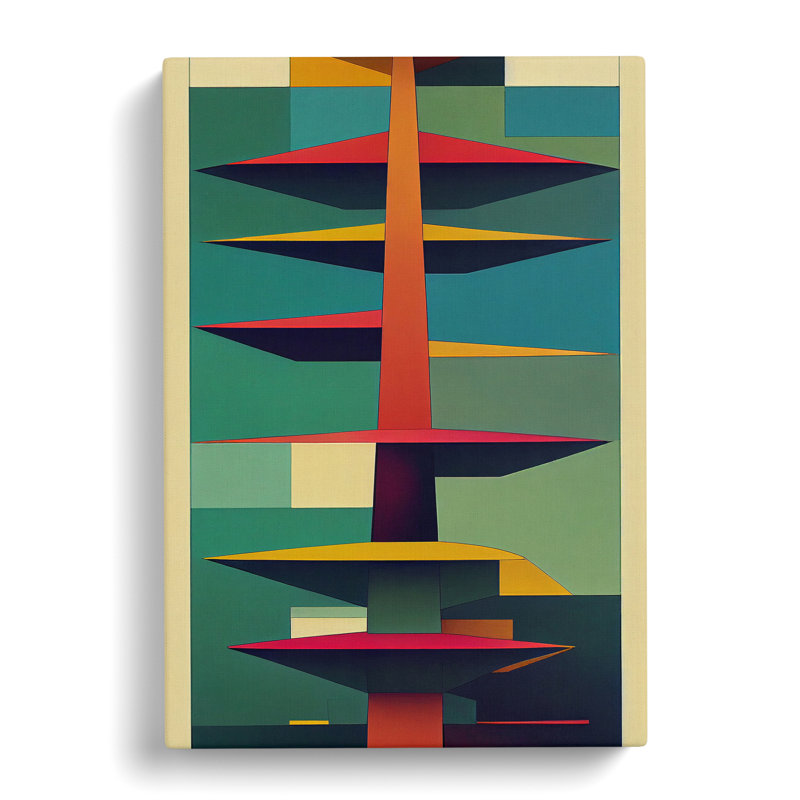 Bold Tree No.2 - Print, Wrapped Canvas, 50cm H x 35cm W x 3cm D, No Matte