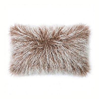 Tibetan Lamb Sheepskin Pillow by Outpost Original