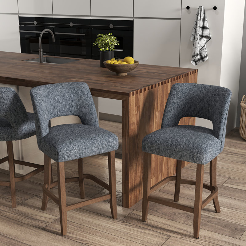 Tabouret de bar Bisto, Bleu