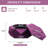 Purple, Polygon Diamond , Velvet Footrest , Comfortable, Spacious Storage, Entryway Elegant Purple With Design, Multi - Functional Storage And Seating In Bedroom, 34"l X 30.5"w 13.5"h-183460273