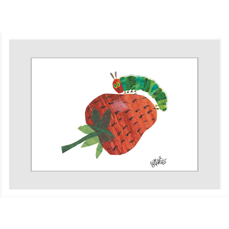 Over The Strawberry - Painting, 30cm H x 46cm W