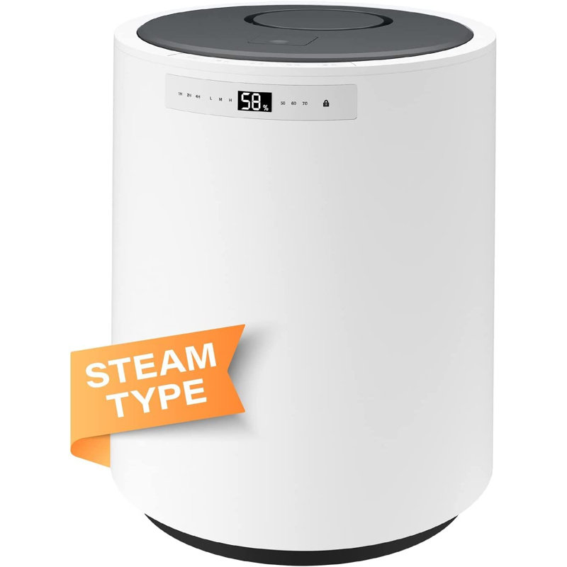CG INTERNATIONAL TRADING 2.64 Gallons Warm Mist Steam Whole House Humidifier with Adjustable Humidistat for 1000 Cubic Feet