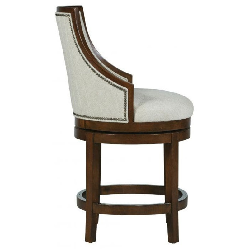 Robroy 30" Bar Stool, Charcoal, Straw (3162 08), Counter Stool (26" Seat Height)