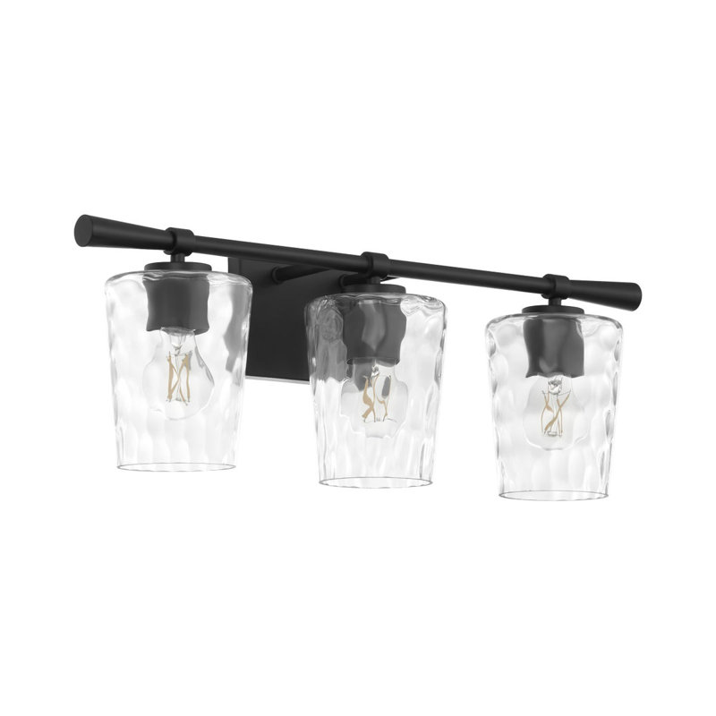 Bodan 3 - Light Vanity Light, Matte Black