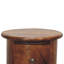 Solid Wood Round Accent Chest