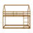 Twin-Over-Twin Floor Bunk Bed With House-Style Roof And Ladder, Loft Bunk Bed Equipped With Guardrails-676663697