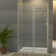 48"- 49" W x 76" H Single Sliding Frameless Shower Door with 5/16 in. Clear Tempered Glass