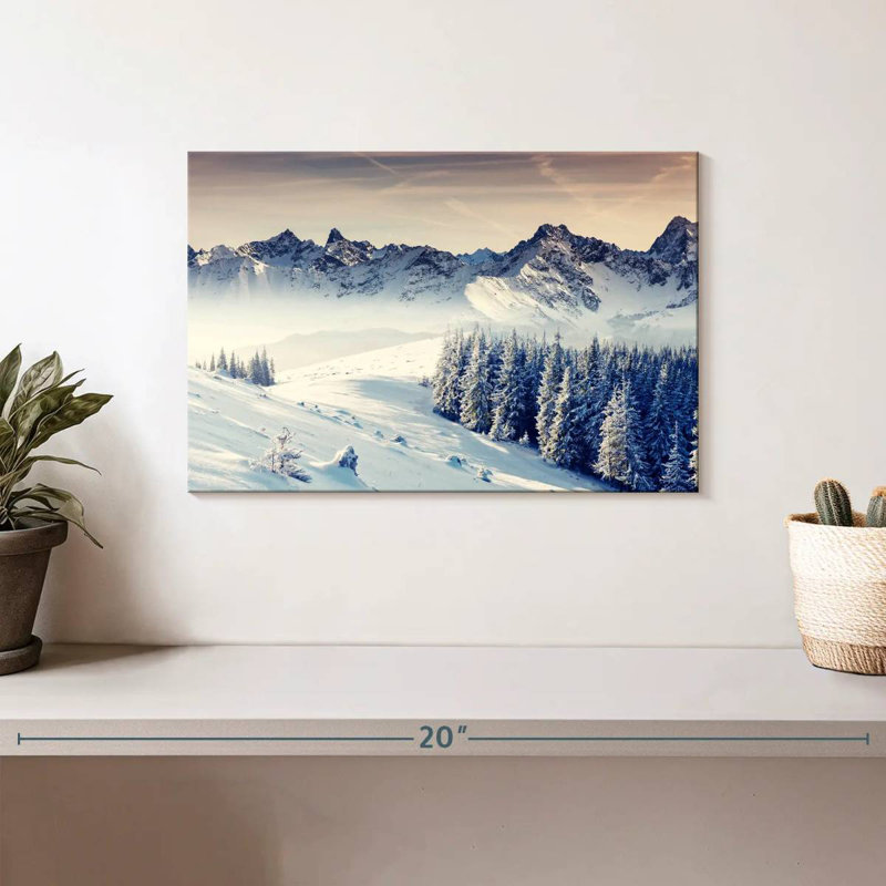 Alvord Winter Snowy Mountains, H 8 po x l 12 po