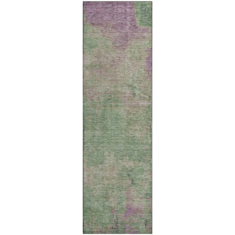 Premium Machine Washable Varroville AMF1710 Abstract Rug, Runner 2'3" x 7'6"