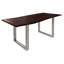 Freeform 3 Acacia Solid Wood Top Metal Base Dining Table-47590347-47590349-47590351