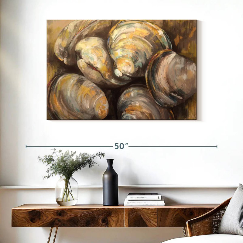 Aletra The Gang Of Quahogs, 26" H x 39" W