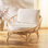 Chaise d'appoint avec coussin Gwyneth