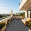 Carreaux de terrasse en plastique emboîtables
