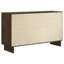 Commode 6 tiroirs Glenwood brun chaud