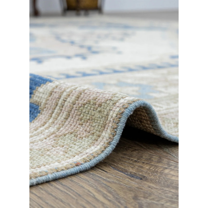 Tapis oriental en laine tissé à la main Kaman