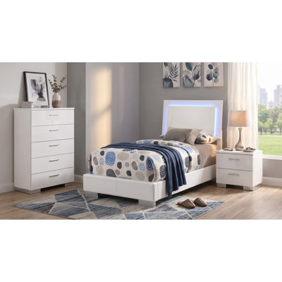 Ensemble de chambre à coucher moderne 3 pièces pour chambre à coucher