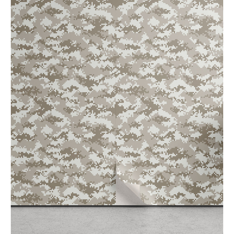 Rouleau de papier peint adhésif Chameka, L 13 po x L 100 po