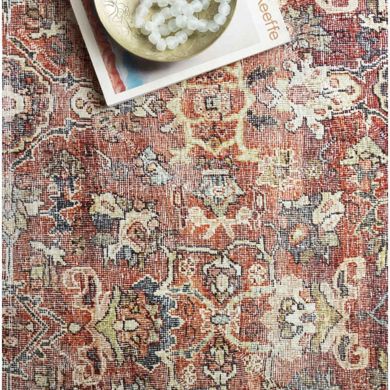 Portman Oriental Indoor Rug, Square 1'6"