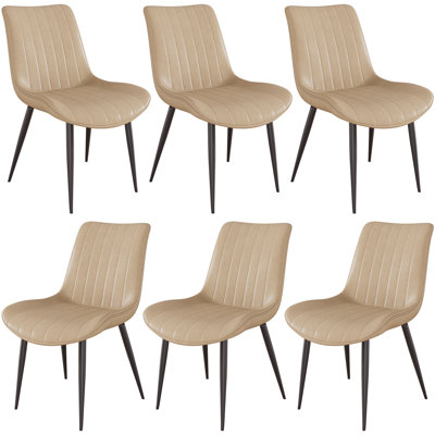 Chaise de salle à manger rembourrée Wave