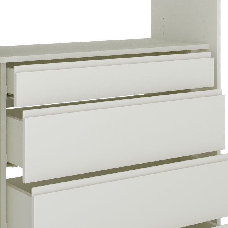 100 5/16'' Closet System Reach-In Sets, White