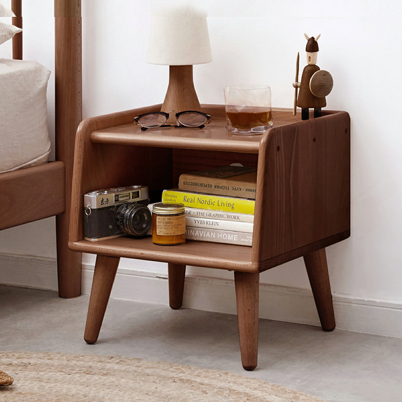 Table de chevet en bois massif Pure