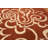 One-of-a-Kind Rectangle 5' X 6'8" 1960s Wool Area Rug in Red/Ivory