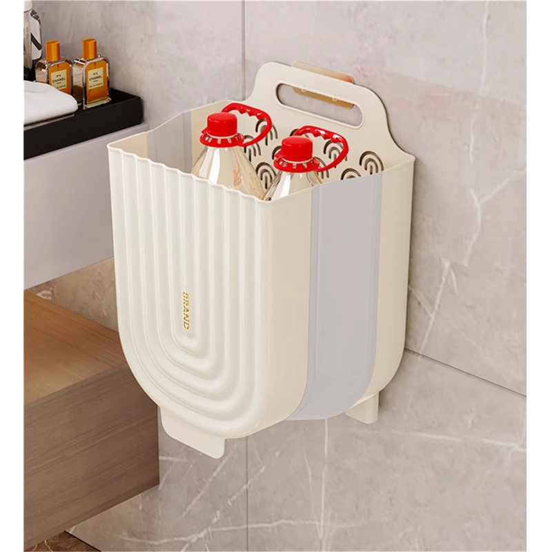 Plastic Laundry Hamper with Handles, 18.3" H x 13.97" W x 10.03" D