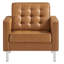 Fauteuils capitonnés en cuir Loft-1492314769