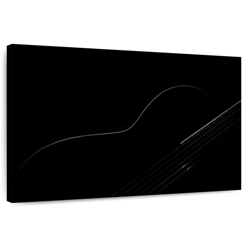 Guitare Abarca dans le noir