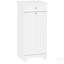 Freestanding Laundry Hamper Cabinet With Tilt-Out Hamper And Drawer For Elegant Room Storage