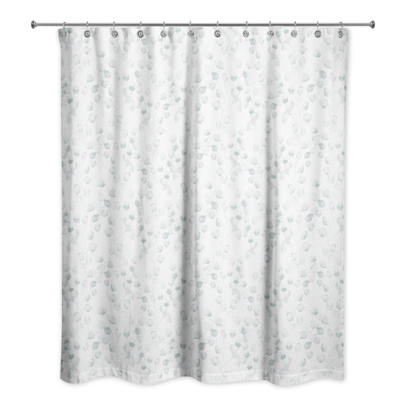 Rideau de douche simple Julian, Bleu