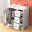 Meuble-lavabo moderne 30 po avec lavabo en céramique, 3 tiroirs et armoire à fermeture en douceur-1395575199