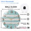 Horloge murale en verre 12 po