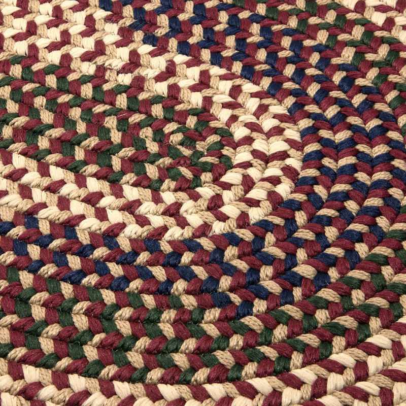 Tapis rouge intérieur / extérieur Tallassee, Ovale 2 pi x 11 pi