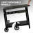 Royal Gourmet 2-Tier Dining Cart, Olive Green