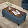 102.4" Wide Sofa with Storage Ottoman and Long Bench with Coffee Table